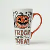 *Novo*0403+0405+0407*Edição Limitada de Halloween*Caneca de Abóbora+Caneca de Bruxa*Caneca*Xícara de Cerâmica