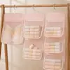 Bolsa de almacenamiento para ropa interior, organizador colgante para armarios, adecuado para dormitorios, para guardar sujetadores, lencería, calcetines y ropa interior