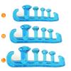 Corretor de Joanete de Silicone com Cinco Furos Separador de Dedos Sobrepostos Manicure Noturna Feminina