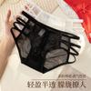 Nuevas Bragas Transparentes de Malla con Encaje y Lazo Sexy para Mujer 2025, Transpirables Huecas con Refuerzo de Algodón Puro