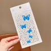 Adesivos Faciais Infantis, Borboleta de Tule Acessórios de Maquiagem Facial, Adesivos Faciais, Maquiagem para Olhos com Diamante, Adesivos de Maquiagem Brilhantes para Performance de Dia das Crianças