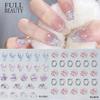 Pegatinas Transfronterizas para Uñas New Nail Art ins Fudge 5D Estéreo Sirena Ji Haiyang Cola de Pez Concha Pegatina Adhesiva para Uñas