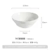 Tigelas e Pratos de Palha Branco Puro, Pratos para Comida Ocidental de Hotel, Louças de Cerâmica de Alto Valor, Tigelas de Arroz para Restaurante, Pratos de Servir, Tigelas de Sopa, Pratos de Salada