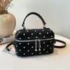 Bolso de Lunares para Mujer, Nuevo Tendencia Verano 2026 Exquisito y Súper Popular Bolso Tote Pequeño para el Trabajo, Bolso de Hombro y Cruzado