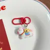 Chaveiro Pingente Cavalo Ano Novo Desenho Animado Fofo e Simples Acessório Mochila Estudante Pequeno Presente Decoração Criativa para Bolsa