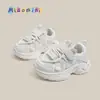 Tênis Esportivo Infantil, Novos Modelos Primavera e Outono, Tênis Casuais de Malha para Meninos e Meninas, Tênis "Dad Shoes" Respiráveis para Crianças Pequenas e Médias, Tênis de Corrida para Bebês