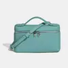 Nuevo Modelo 2026 Lp19 Bolso de Piel Genuina para Mujer, Bolso para Lonchera, Bolso tipo Caja de Piel de Vaca de Primera Capa, Bolso de Mano, Bolso de Hombro, Bolso Cruzado, Versátil para Mujeres