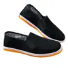 Zapatos de tela para hombre con punta redonda para uso en exteriores, zapatos de tela hechos a mano con construcción puramente artesanal, suela de piel de vaca, zapatos asequibles para jóvenes, auténticos y resistentes al olor