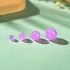 Cuentas redondas de vidrio de gelatina de 4-10 mm, imitación de jade, cuentas sueltas, accesorios para pulseras, collares, joyería, cuentas para manualidades y joyería hecha a mano