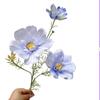 Rama individual flor grande reina cosmos gesang flor artificial flor artificial flor de seda exhibición sala de estar decoración floral de boda