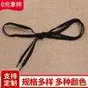 Cordón de zapato de cuerda encerada cuerda encerada redonda cuerda de tres hebras cordón suave sin atar elástico de silicona embalaje cuerda de algodón al por mayor