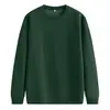 Mono Ligero de Punto Canalé Hombro Caído Color Sólido Sudadera con Capucha Cuello Redondo Logo Personalizado Base Lisa Color Sólido Estampado de Texto