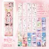 Libro de Pegatinas Nuevo Juego de Disfraces Xinmo Girl de Lingmo Supply Chain, Pegatinas Energéticas de Maquillaje de Princesa, Colección Brillante