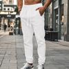 Nova Calça Jacquard Outono Inverno Amazon 2025 Transfronteiriça Personalizada Hip-Hop Tamanho Grande Cordão Masculino Exportação Casual Longa