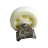 Suministro spot de accesorios de ferretería rueda de nylon biaxial de 3 pulgadas 4 pulgadas 5 pulgadas rueda de acero inoxidable suministro adecuado
