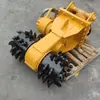 Mini excavadora fresadora para zanjeo de tuberías municipales, fresadora para fresado y trituración de muros de concreto