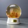 Bola de cristal personalizada de 120 mm decoración de escritorio creativa artesanía recuerdo de viaje de alta gama globo de nieve