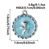 Colgantes de serie floral transfronterizos europeos y americanos, colgantes de tulipán de esmalte colorido, accesorios para joyería DIY, accesorios de acero inoxidable