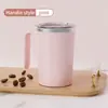 Copo misturador automático preguiçoso elétrico portátil copo de milkshake copo de café rotativo magnético caneca recarregável de aço inoxidável
