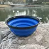 Bol Pequeño Plegable para Mezclar Cebo 13cm Anzuelos Bol Portátil para Mezclar Cebo Suministros de Pesca