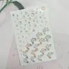 Maquillaje de ojos para actuación de celebridad en línea, cara con pedrería, lágrima, diamante, Meng Meiqi, grupo de chicas, maquillaje de lunar de lágrima, adhesivo autoadhesivo, pegatina de diamante brillante