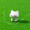 Figura de Gato Saludo Linda para Paisajes en Miniatura, Accesorios de Decoración DIY para Jardín, Adornos en Miniatura