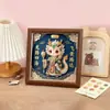 Nova Pintura de Pérolas DIY Série dos Doze Signos do Zodíaco Patrimônio Cultural Imaterial Pintura com Strass Feita à Mão Moldura de Foto de Alto Valor Display Presente Pintura