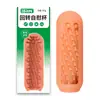 Aeronave de Treinamento de Prazer Copo Glans Dessensibilizador Exercitador Tipo Matriz de Pontos Giratórios Tipo Onda Empilhável Masturbação Masculina Brinquedo Sexual