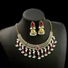 Collares y Pendientes de Estilo Bohemio Vintage, Cadenas Exageradas de Estilo Étnico para la Clavícula, Accesorios Exóticos