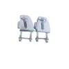 Base de asa plegable Accesorios para carretilla de mano Base de asa plana Bisagra Base de caja triangular engrosada Pies Grosor 3 mm