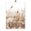 Amazon León Caña Diente de León Tronco Beige Arte de Pared Pintura al Óleo Póster Escandinavo Cuadro Decorativo de Pared