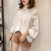 Outono e inverno de 2021 Nova roupa feminina de tamanho grande estilo ocidental modeladora blusa de manga comprida malha de emagrecimento para MMs gordinhas top com costura de malha