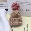 Suministro directo de fábrica flor de ganchillo de lana coreana sombrero pequeño accesorios para el cabello DIY pasador de lazo anillo para el cabello accesorios