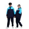 Conjunto de Duas Peças Infantil à Prova de Vento e Impermeável para Uso Externo, Casaco Quente, Uniforme Escolar Personalizável para Ensino Fundamental e Médio, Montanhismo e Proteção contra o Frio