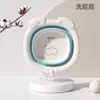 Bacia de Silicone Dobrável para Crianças Bacia Bidê Portátil para Bebê Bacia Dobrável Pendurável para Dormitório de Estudante Bacia para Lavar o Rosto