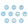 500 Pegatinas/Rollo Dibujo Animado Cinnamoroll Pegatinas Decorativas de Alto Valor para Diarios, Maletas, Fundas de Teléfono, Cinta al por Mayor