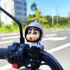 Bateria de carro elétrico carro bicicleta motocicleta decoração pequenos acessórios fofo novo enfeites de guidão boneca pato amarelo