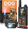 Collar Eléctrico de Descarga Portátil Personalizado al por Mayor para Mascotas Control Remoto de 1000m Entrenador para Perros Grandes