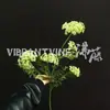 Flores de Renda de Galhos Altos Seis Cabeças, Arcos de Flores para Casamento, Decorações de Guia de Palco, Flores Artificiais, Buquês para Fotografia de Casamento
