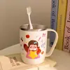Un Juego de Cuatro Vasos para Enjuague Bucal Familiar para Uso en Casa 304 Lindos de Acero Inoxidable para Niños Apariencia Elegante Pareja Cepillado de Dientes y Lavado Dibujos Animados Ins