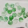 Estéreo Simulado Gradiente de Dos Colores Hoja de Loto Hoja Acrílica DIY Pendientes Hechos a Mano Material para Tocado Venta al por Mayor