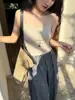Artículo de Venta CalienteDigmPura y Atractiva Versátil Simple Hueco en la Espalda Sin Espalda Ceñidor de Cintura Adelgazante Diseño Camisola con Copas