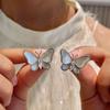 Pendientes de mariposa de fritilaria real estilo lujo ligero pendientes de circonita de alta gama atmósfera pendientes de moda joyería para orejas venta al por mayor