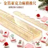 Regla Clasificadora de Cartas de Mahjong Color Dorado Metálico 20 pulgadas Estilo Ola Acrílico Organizador de Cartas de Mahjong Venta al por Mayor de Fábrica Personalización