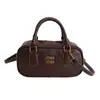 Bolsas de Mano de Moda de Este Año para Mujer Otoño e Invierno 2025 Nuevo Estilo Coreano Simple Casual Bolso Cruzado Estilo Bowling para Mujer