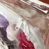 Bolsa Transparente para Cosméticos de PVC Impermeable para Exteriores, Deportes y Ocio, Bolsa de Tocador de Gran Capacidad, Bolsa de Cosméticos con Logo Imprimible