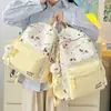 Mochila de Estilo Japonés Nueva de Alto Valor Fresca Dulce Linda con Lunares y Cachorro para Estudiantes de Secundaria y Preparatoria Mochila Ligera