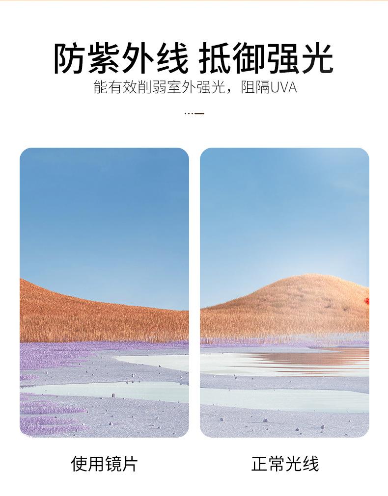 大框方形墨镜
