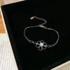 """ Pulseira de Renda com Diamantes Estilo Francês, Design de Nicho de Luxo Leve, Estilo Minimalista, Acessório de Mão Único e Versátil"""