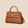 Bolso de Mano y Bolso de Hombro Personalizado de PU, Bolso Kelly de Doble Uso para Mujer, Versátil para el Trabajo Diario, Exclusivo para Comercio Transfronterizo, Al por Mayor Directamente de la Fábrica Fuente